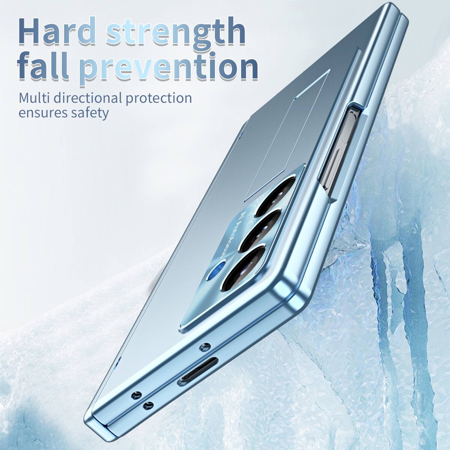 Hard strength fall prevention  
Multi directional protection ensures safety