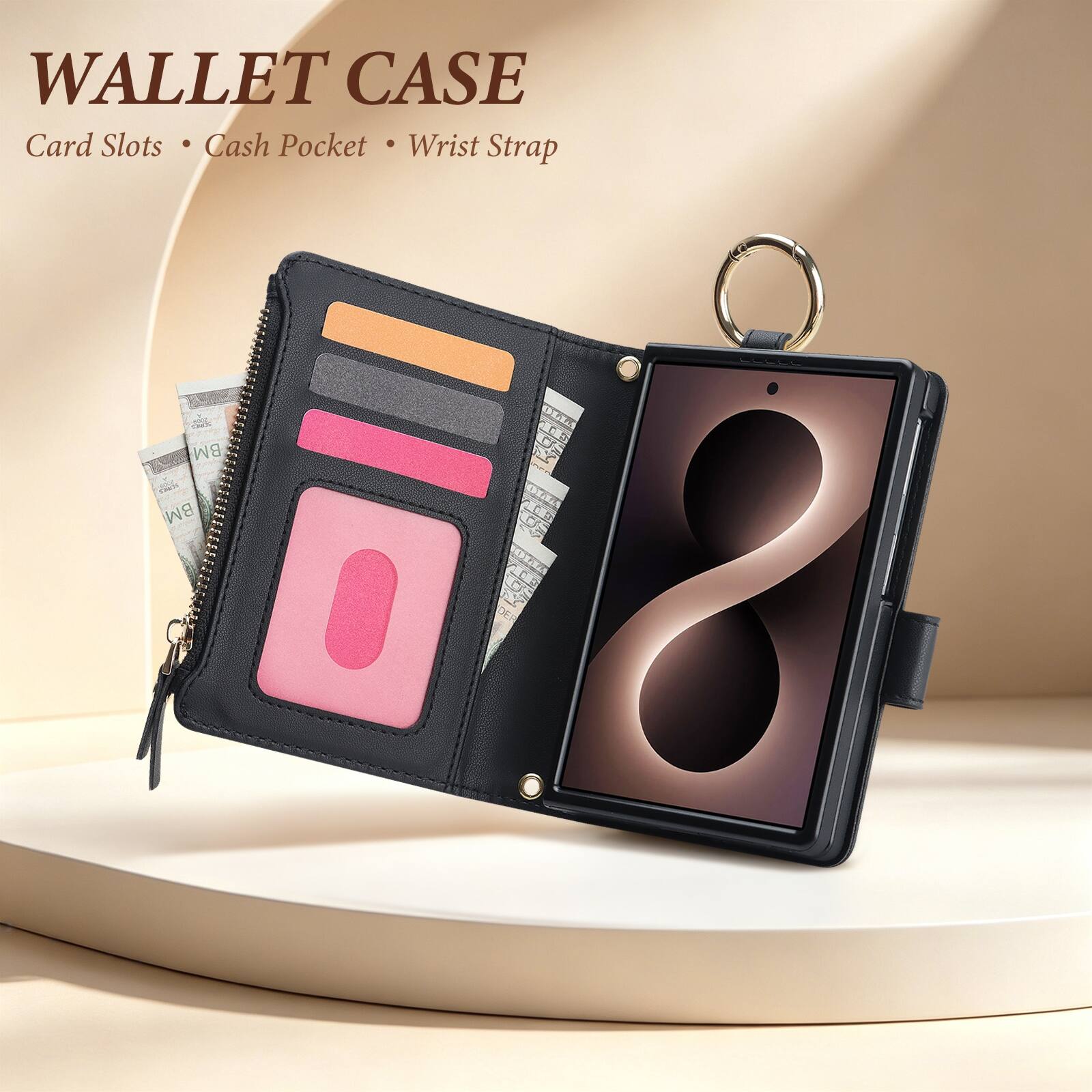 WALLET CASE  
Card Slots • Cash Pocket • Wrist Strap
