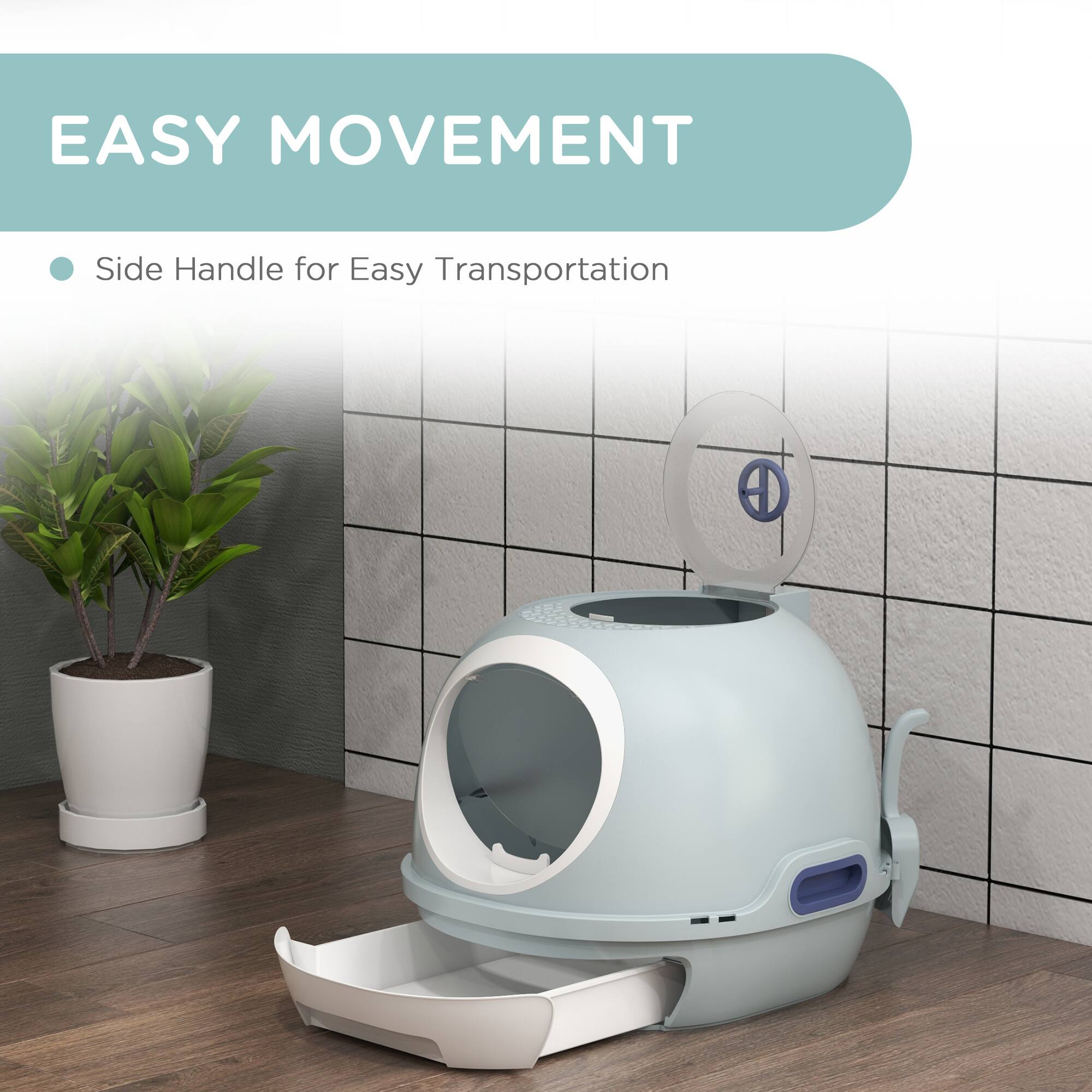 EASY MOVEMENT

Side Handle for Easy Transportation