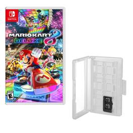 Mario Kart 8 Game and Game Caddy - Nintendo Switch