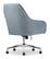 Alt View 19. Serta - Chloe Soft Velvet Modern Home Office Chair - Ash Blue - Silver Chrome Base.