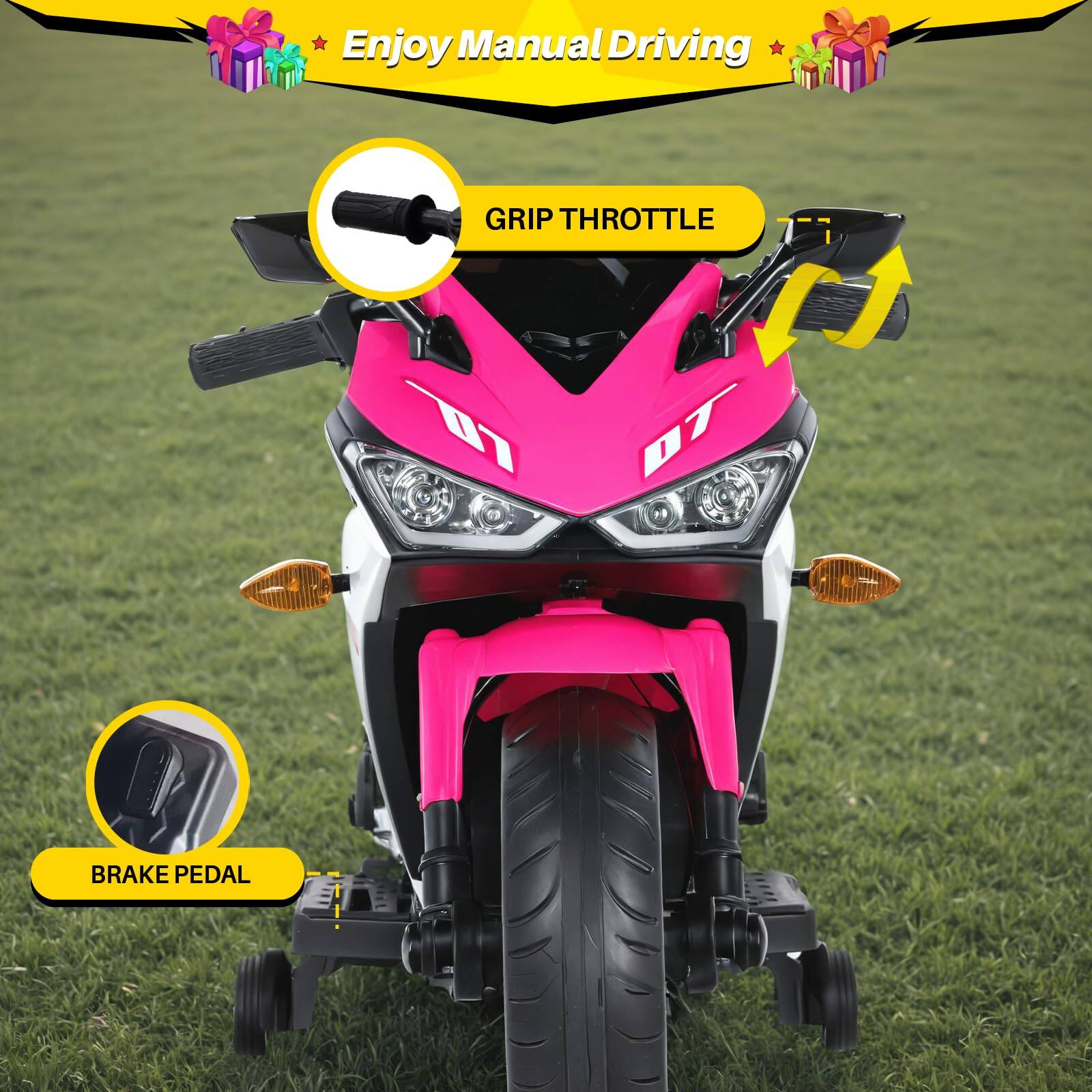 Enjoy Manual Driving

GRIP THROTTLE

BRAKE PEDAL