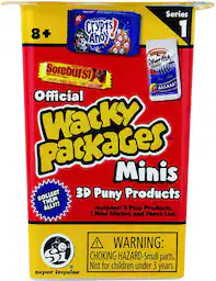 Wacky Packages Minis Series 1 Blind Box | 5 Random Pieces