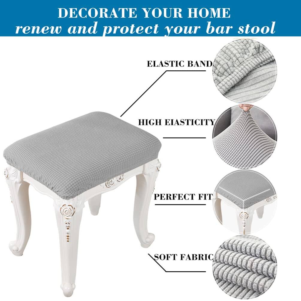 DECORATE YOUR HOME  
renew and protect your bar stool  

- ELASTIC BAND  
- HIGH ELASTICITY  
- PERFECT FIT  
- SOFT FABRIC