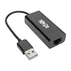 Front. Tripp Lite - USB 2.0 to RJ45 Ethernet NIC Network Adapter U236-000-R.