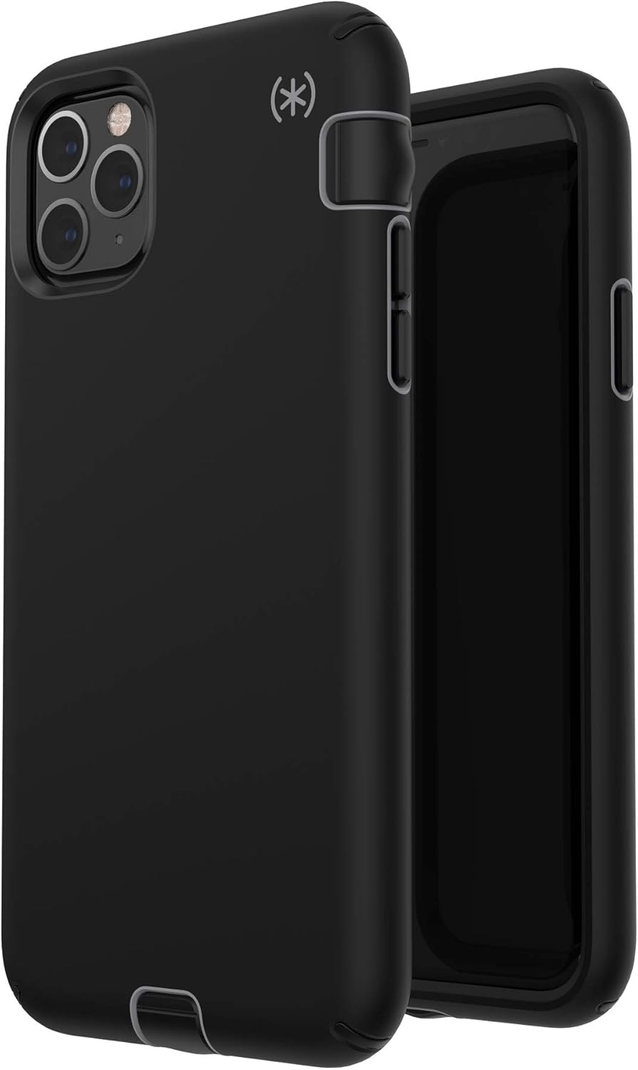 Back. Speck - Speck Presidio Sport Series Case for iPhone 11 Pro Max | Color: Black - Black.