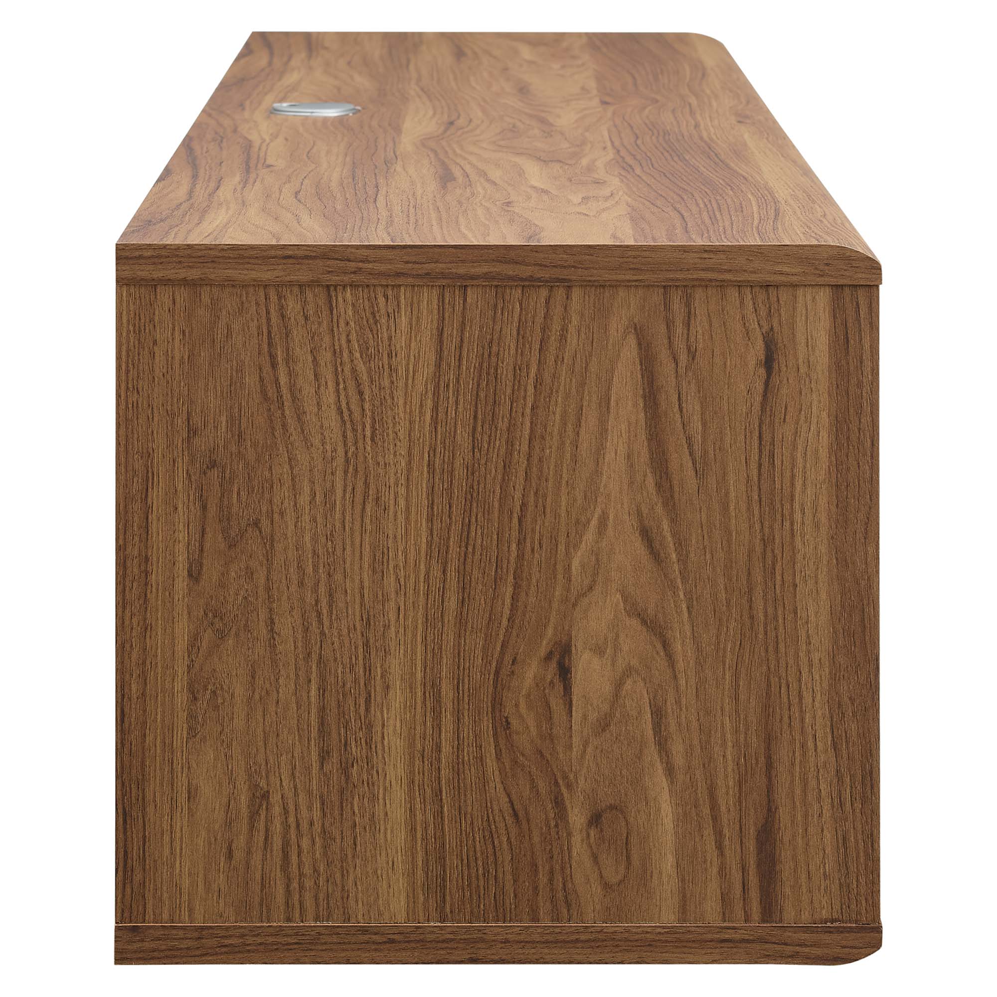 Alt View 1. Modway - Envision 60" Wall Mount TV Stand by Modway - Walnut White.