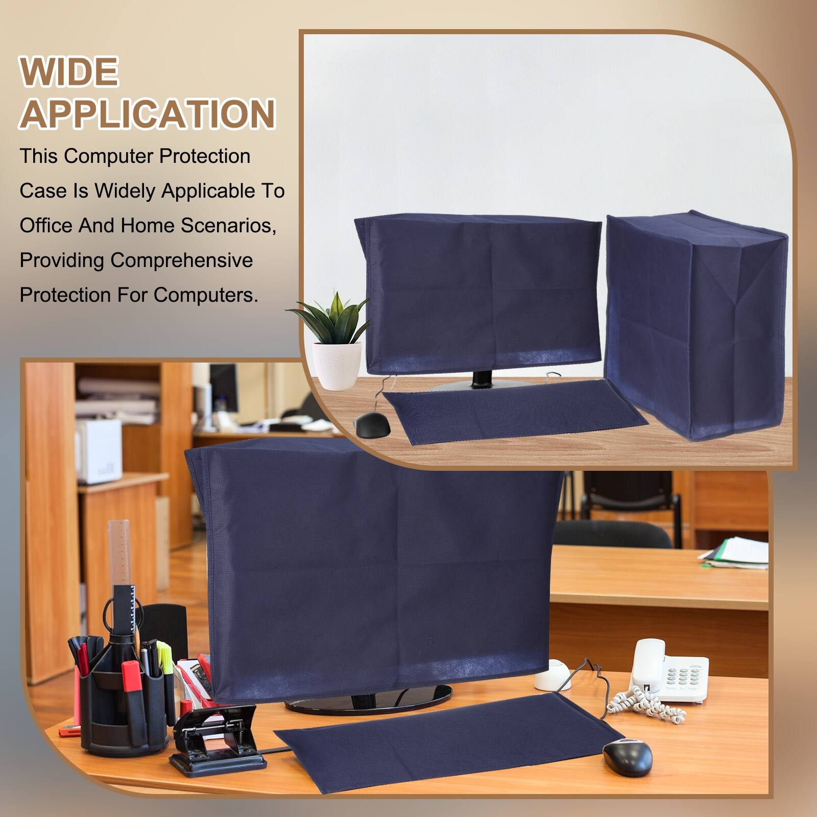 WIDE APPLICATION  
This Computer Protection Case Is Widely Applicable To Office And Home Scenarios, Providing Comprehensive Protection For Computers.