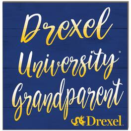 Jardine - Drexel Dragons 10'' x 10'' Grandparent Plaque - Navy