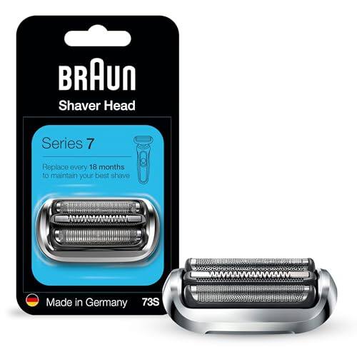 BRAUN Shaver Head  
Series 7  
Replace every 18 months to maintain your best shave  
Made in Germany  
73S