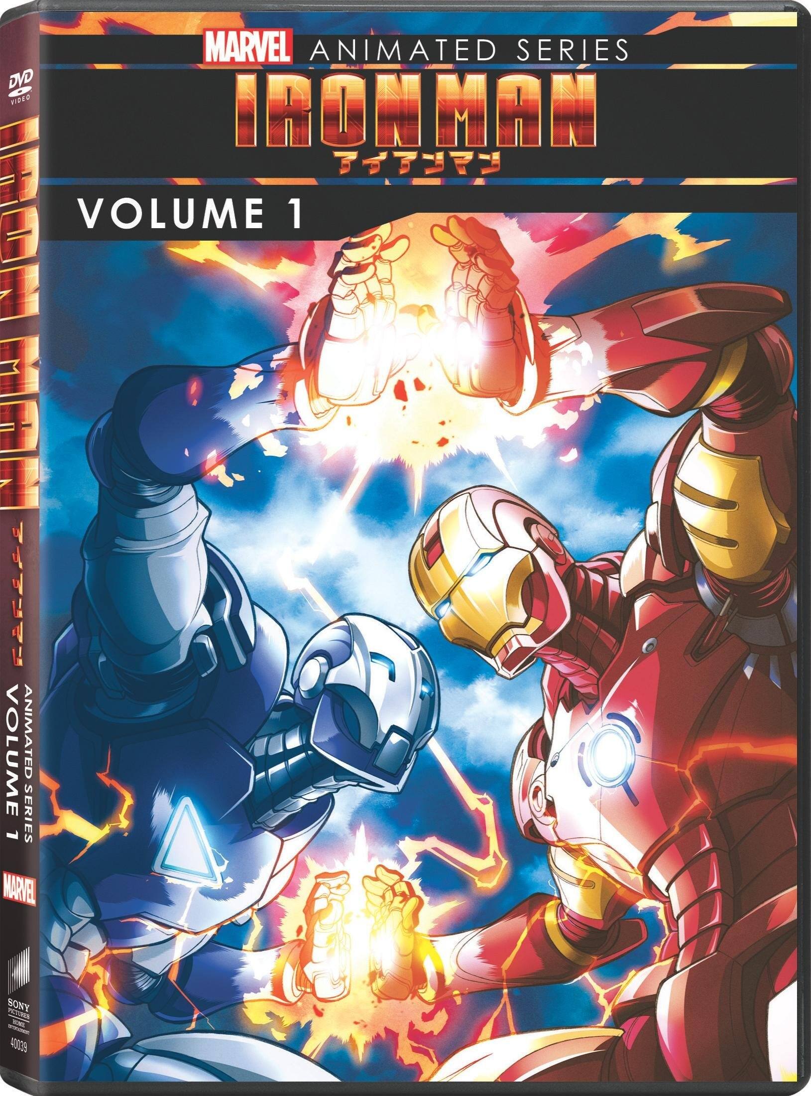 Front. Marvel Anime: Ironman - Season 01 - Vol. 1 - DVD.