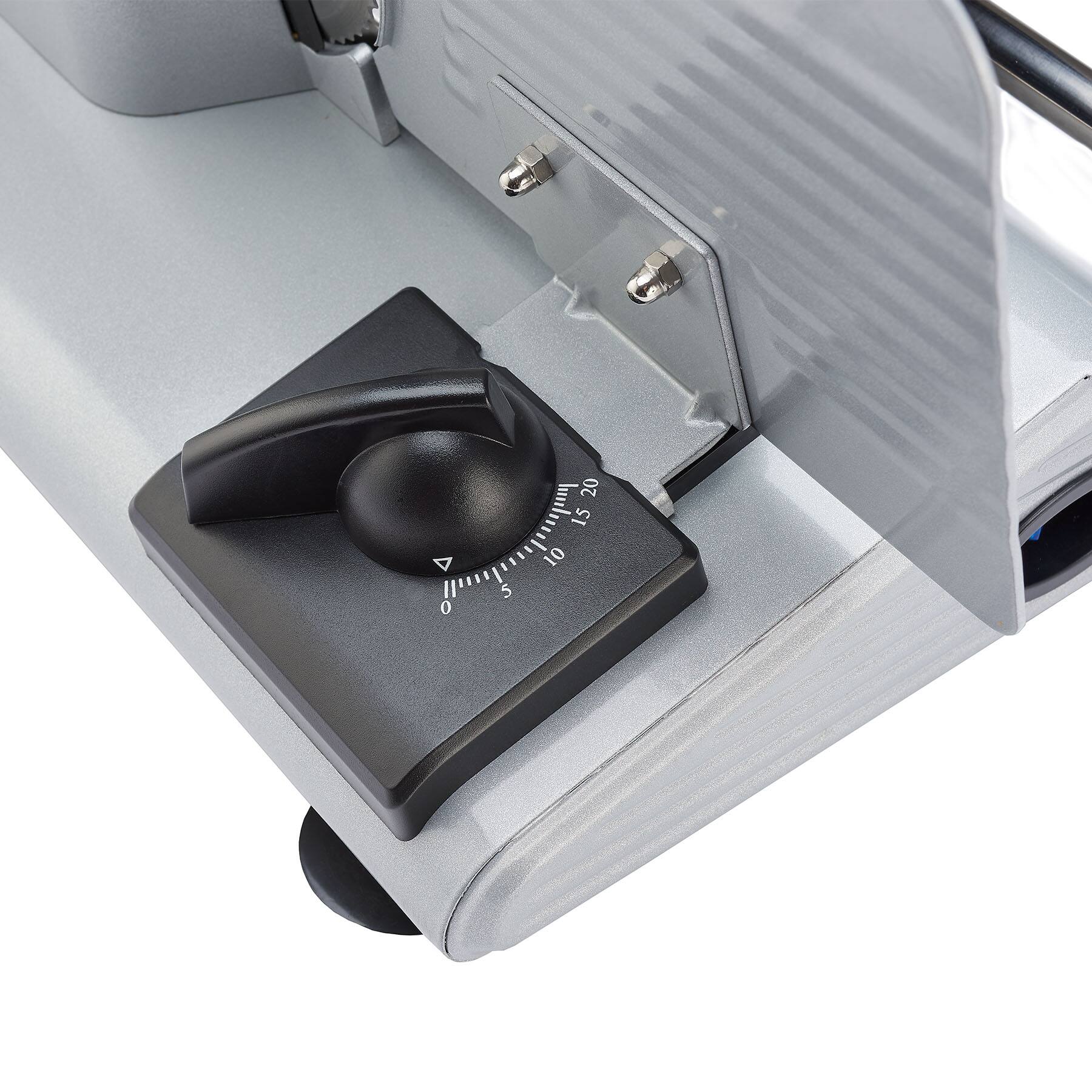 Alt View 13. LEM Product - Meat Slicer with 7.5" Blade - Aluminum.