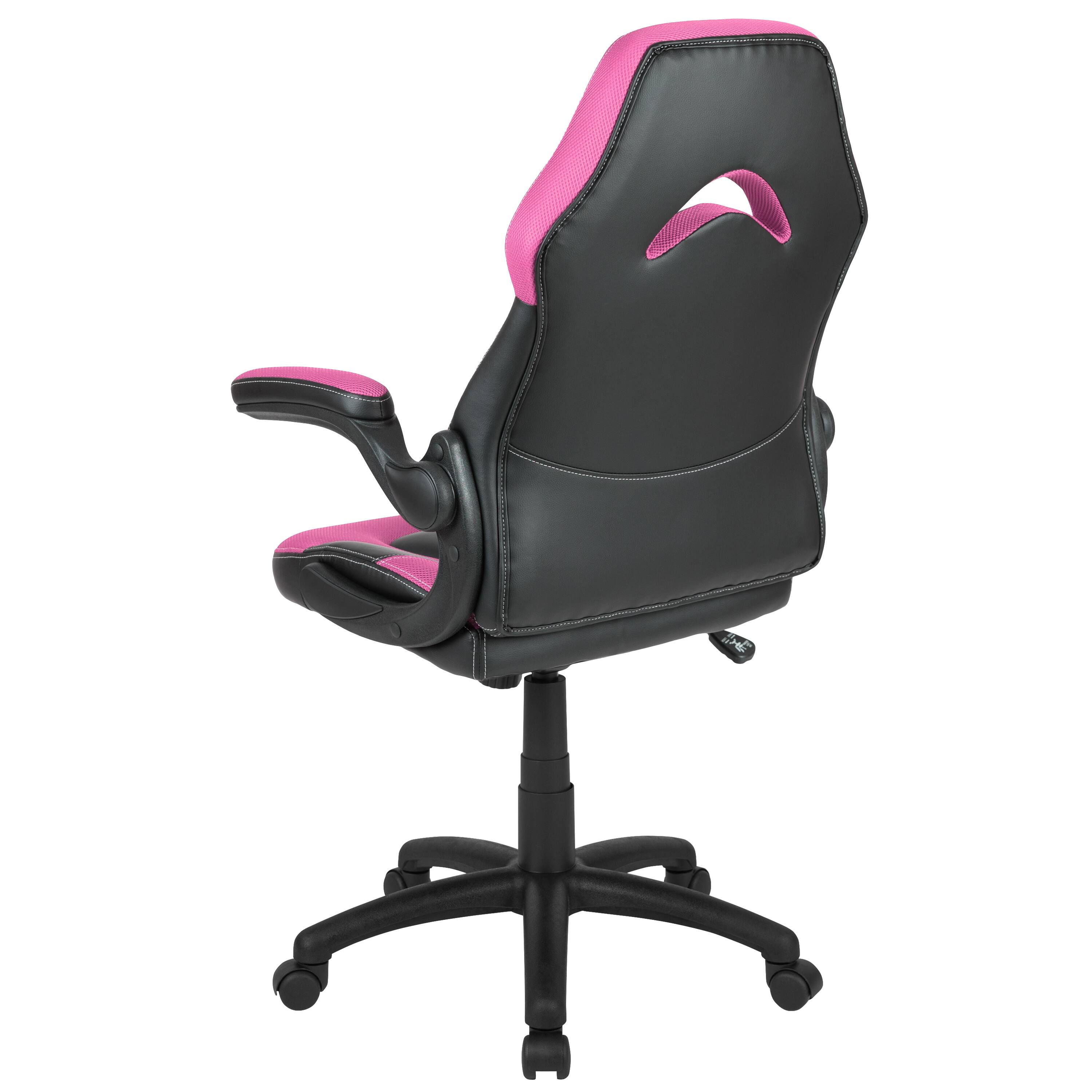 Alt View 5. Emma + Oliver - Z100 Gaming Chair Racing Office Ergonomic Computer PC Adjustable Swivel Chair - Pink.