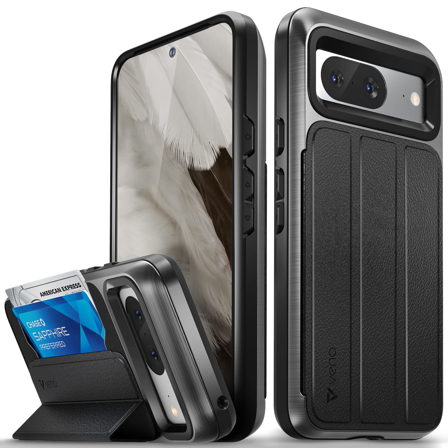 Vena vCommute Wallet Leather Case for Google Pixel 8 case
