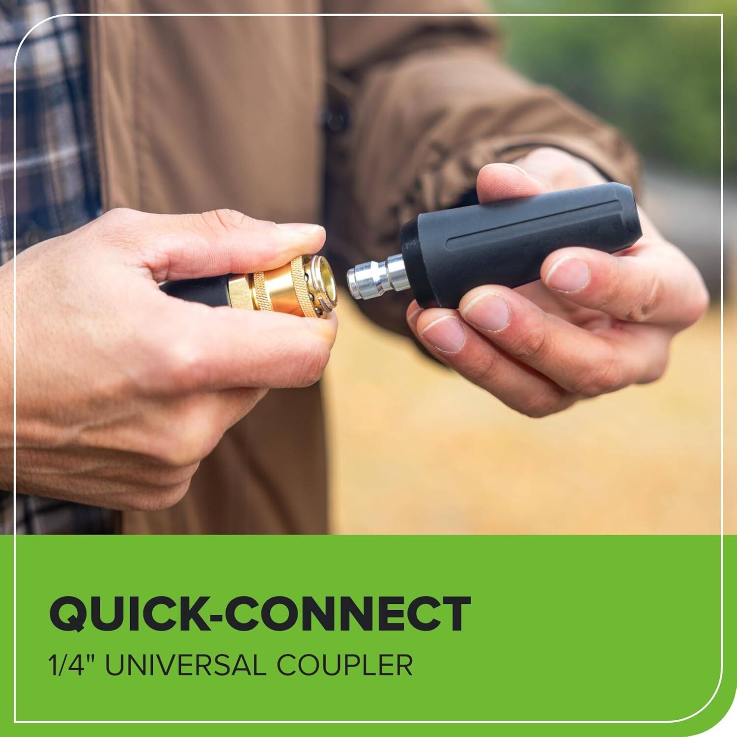 QUICK-CONNECT  
1/4" UNIVERSAL COUPLER