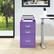 Alt View 15. OSP Home Furnishings - 3 Drawer Locking Metal File Cabinet with Top Shelf - Purple.