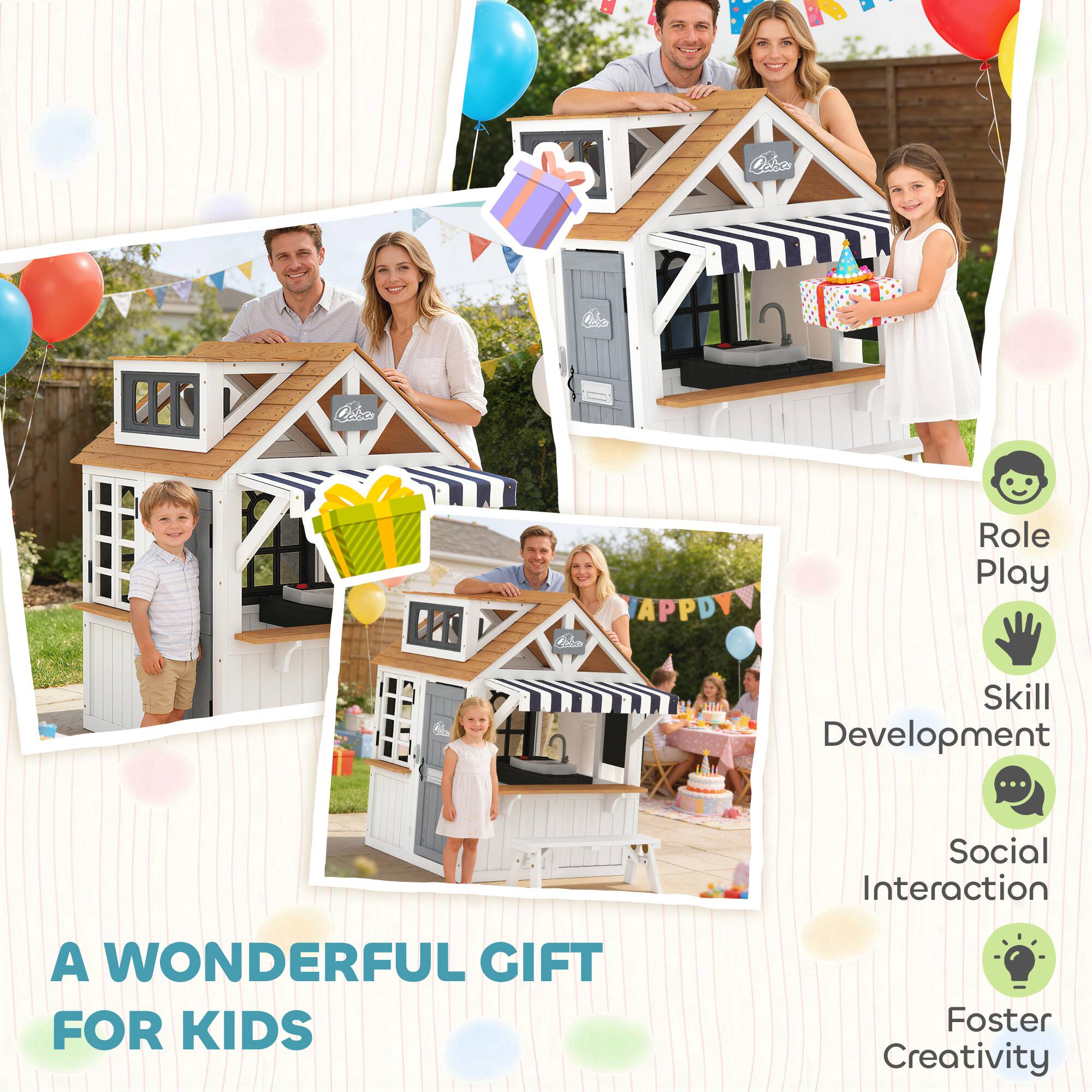 A WONDERFUL GIFT FOR KIDS

- Role Play
- Skill Development
- Social Interaction
- Foster Creativity