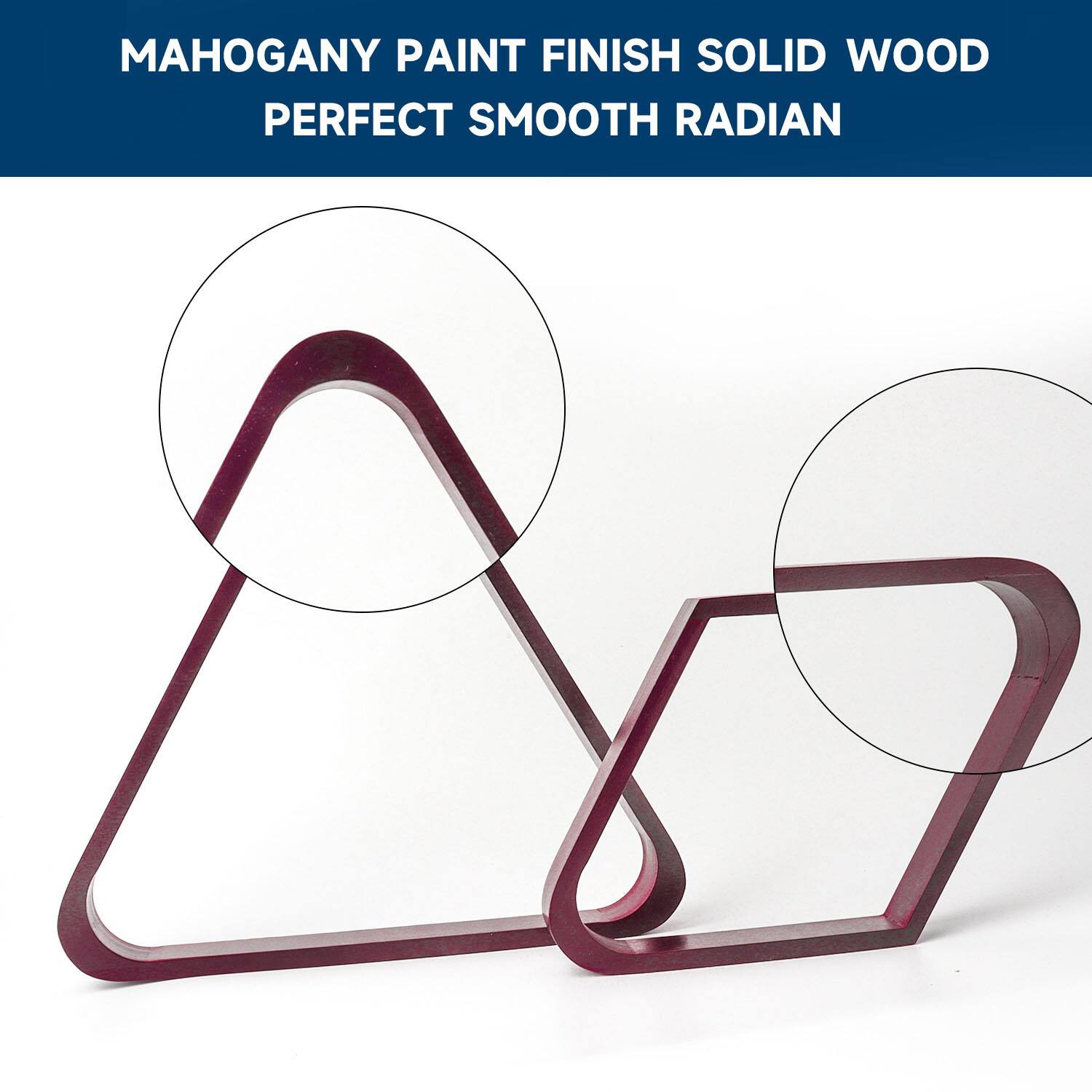 MAHOGANY PAINT FINISH SOLID WOOD PERFECT SMOOTH RADIAN