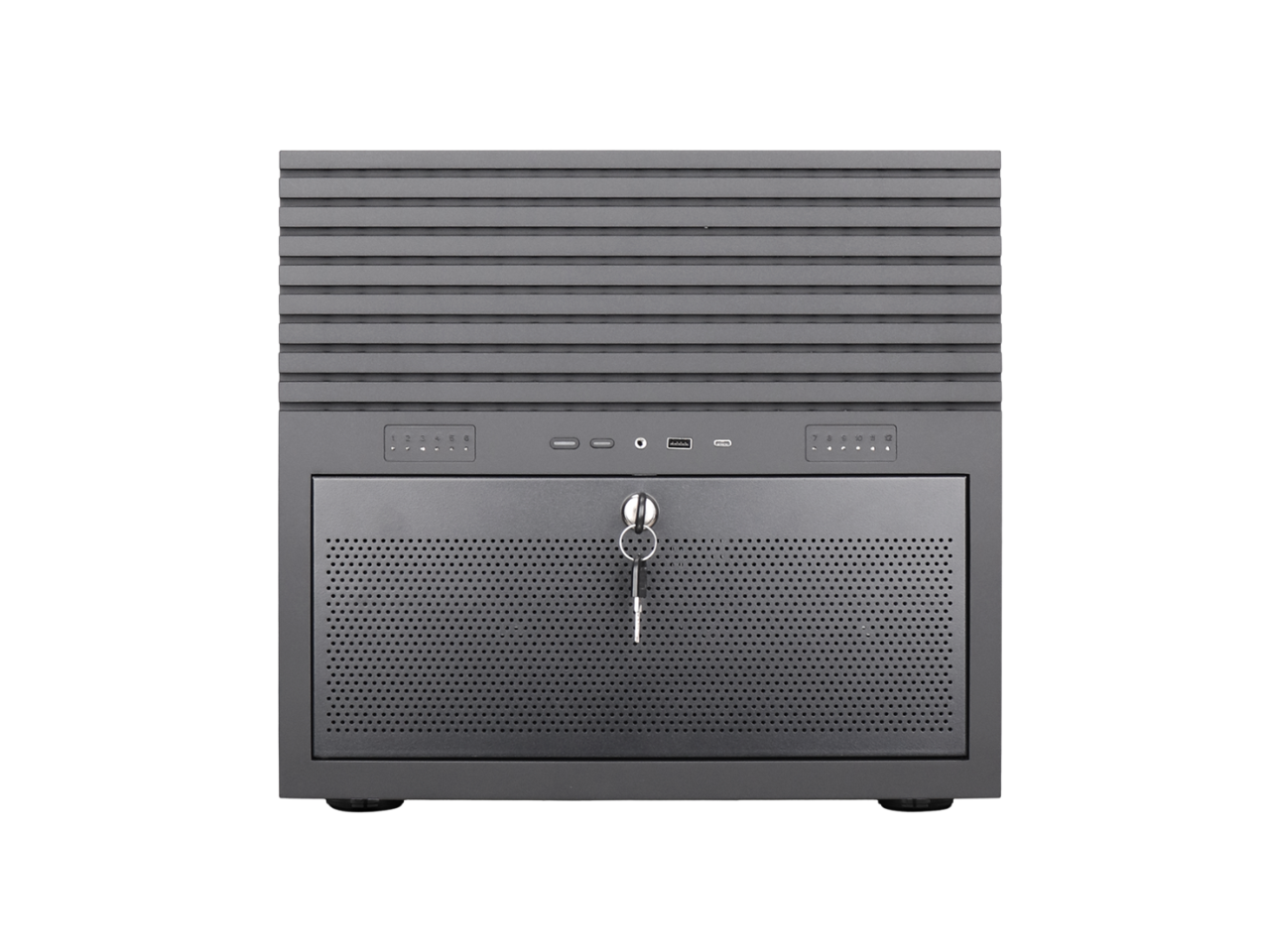 Alt View 3. Rosewill - Rosewill HEARTH NAS PRO 12x3.5"/6x2.5" E-ATX Server Chassis, 5x120mm Fans, 240mm AIO, USB-C - Black.