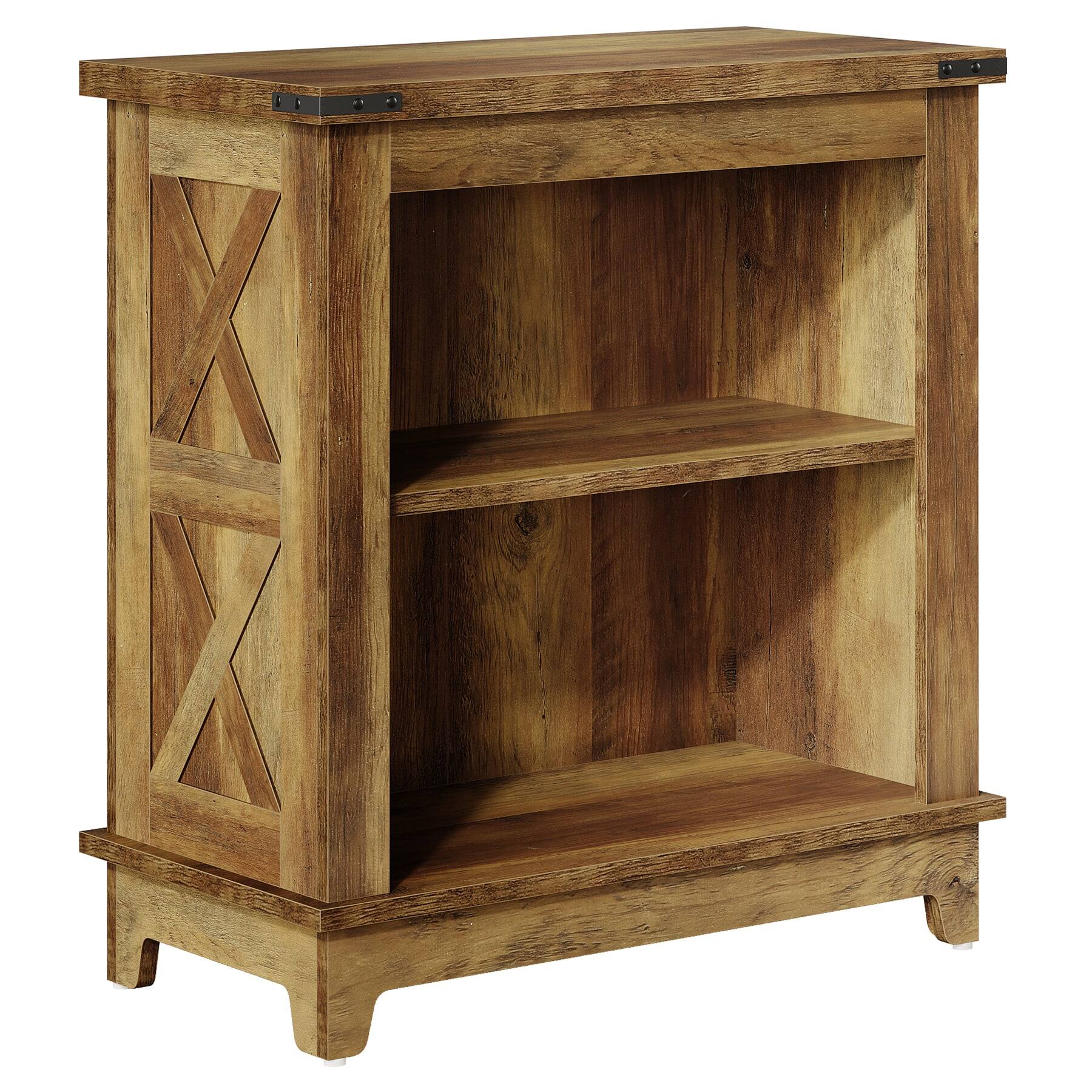 Left. Kadyn - Kadyn Wood End Table, Storage Sofa Side, Modern Living Room Accessory, Space-Saving Design, Brown - Brown.