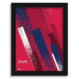 Fan Creations - Atlanta Braves 12" x 16" Team Color Framed Art Print - Multicolor