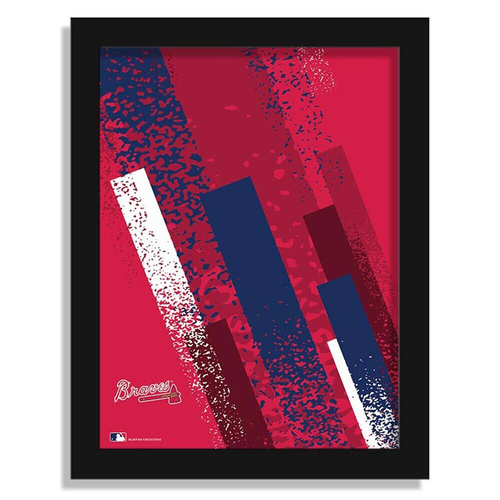 Fan Creations - Atlanta Braves 12" x 16" Team Color Framed Art Print - Multicolor