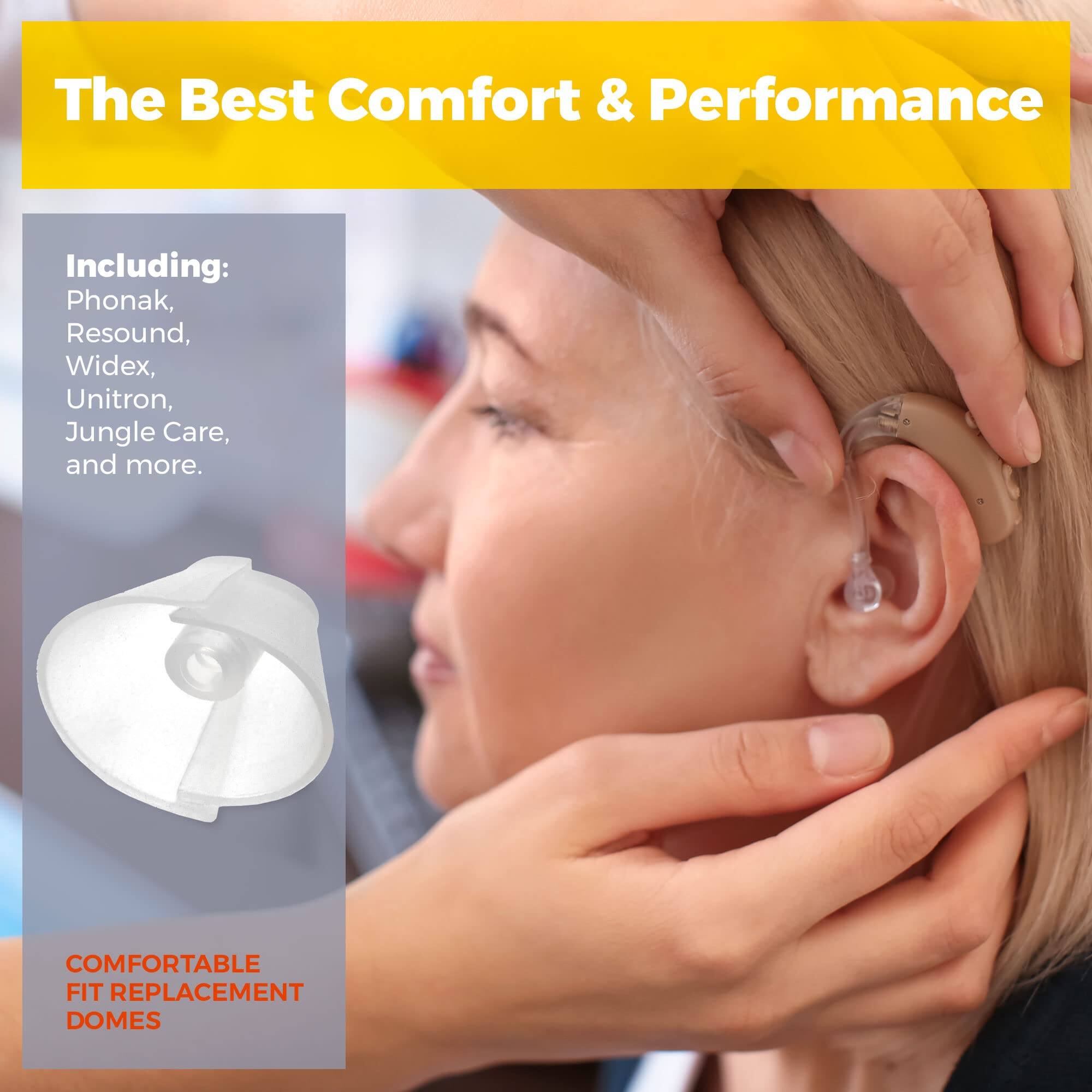 The Best Comfort & Performance

Including:
Phonak,
Resound,
Widex,
Unitron,
Jungle Care,
and more.

COMFORTABLE FIT REPLACEMENT DOMES