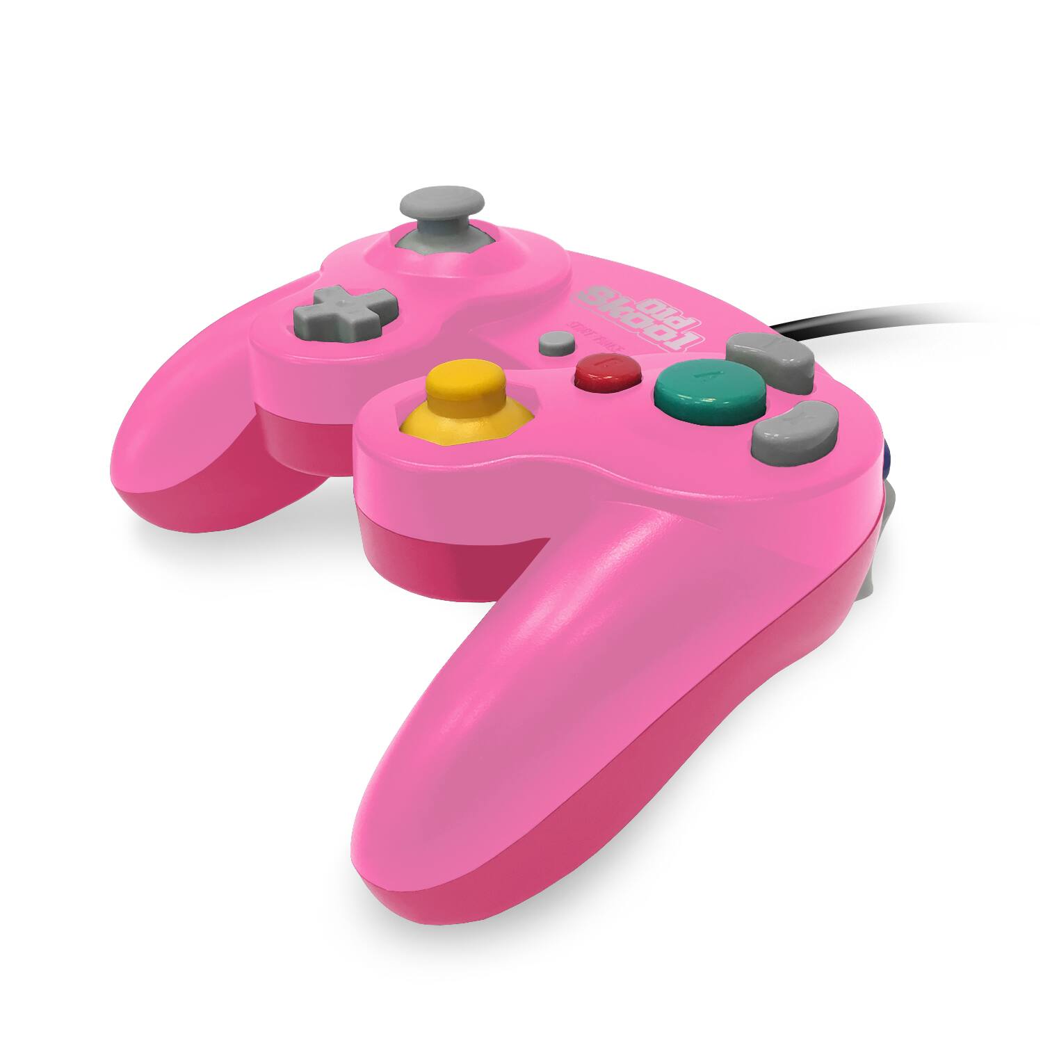 Alt View 1. Old Skool - GameCube / Wii Compatible Controller - Pink/ Magenta.