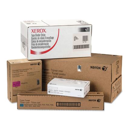 XEROX
Tape Binder Strips
Bandes de ruban d'encollage
Cintas de encuadernación
Fitas de encadernação
Bandeinfassungsstreifen
xerox ColorQube Ink Cartridge Free 9200 Series
ColorQube Magenta
Toner noir / Toner negro / Toner preto
5665, 5675, 5687
xerox Staples - Agrofe - Grapos - Grampos
Cyan Toner
Toner cyan / Toner cian
WorkCentre 7525, 7530, 7535, 7545, 7556, 7830, 7835, 7840, 7855