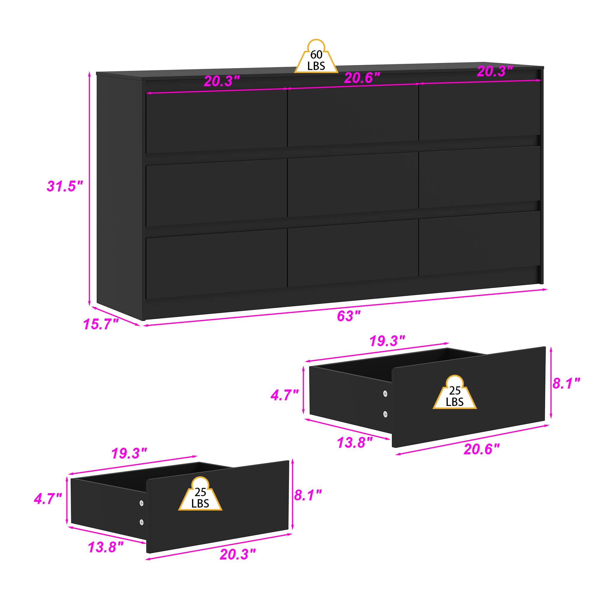20.3" 60 LBS 20.6" 20.3" 31.5" 15.7" 63" 19.3" 4.7" 25 LBS 8.1" 19.3" 13.8" 20.6" 4.7" 25 LBS 8.1" 13.8" 20.3"