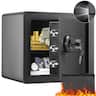 VEVOR - Safe, 1.2 Cubic Feet Home Safe, Steel Security Safe with Digital Keypad and 2 Keys, Cabinet Safe with Fire-proof Bag - Black