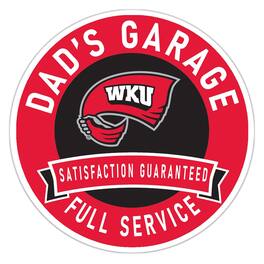 Fan Creations - Western Kentucky Hilltoppers 16" Dad's Garage Wood Sign - Multicolor
