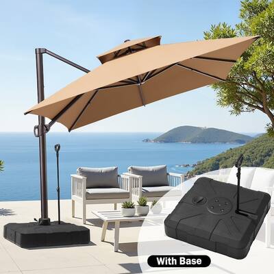lowes patio umbrella canada Replacement Canopy for Simply Shade 11ft LED AG45RLDT2-LS-1 The sturdy aluminum frame and fade Outdoor Patio Umbrellas at