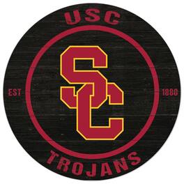Jardine - USC Trojans 20'' x 20'' Indoor/Outdoor Circle Sign - Red