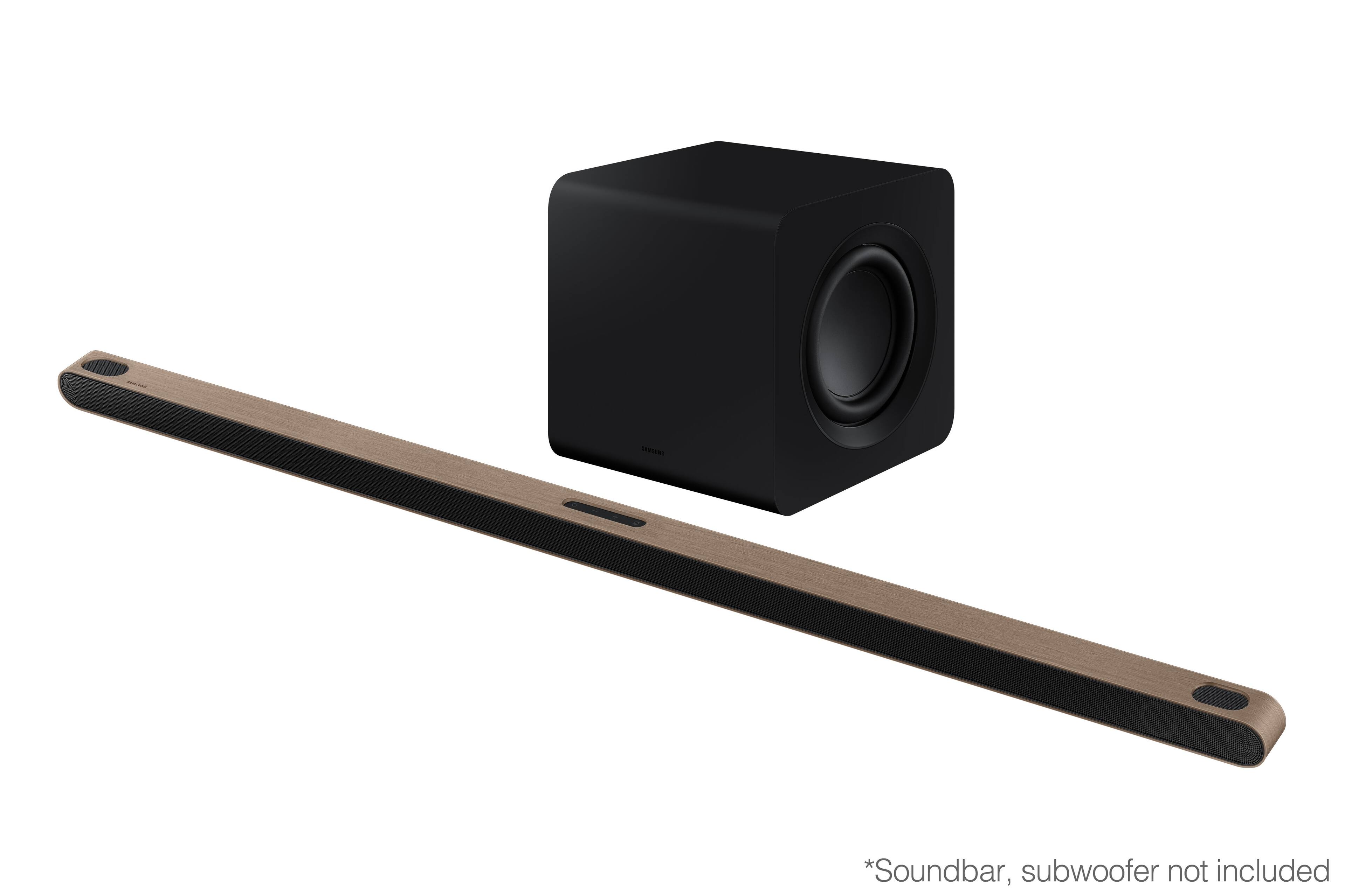 Alt View 14. Samsung - Ultra Slim Soundbar Customizable Bezel - Teak.