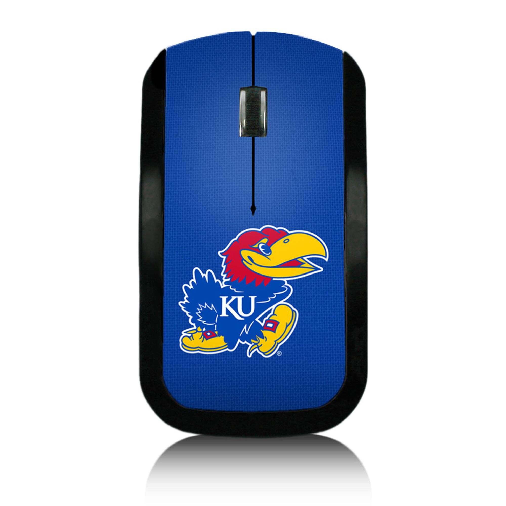 Keyscaper - Kansas Jayhawks Solid Design Wireless Mouse - Wireless - Multicolor