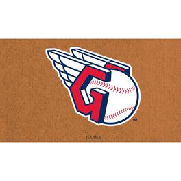 Evergreen Enterprises - Cleveland Guardians 28" x 16" Primary Logo Coir Mat - Multicolor