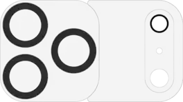 DuraGlass - Modular 3-Piece Camera Lens Protector - iPhone 17 Pro Max - Clear
