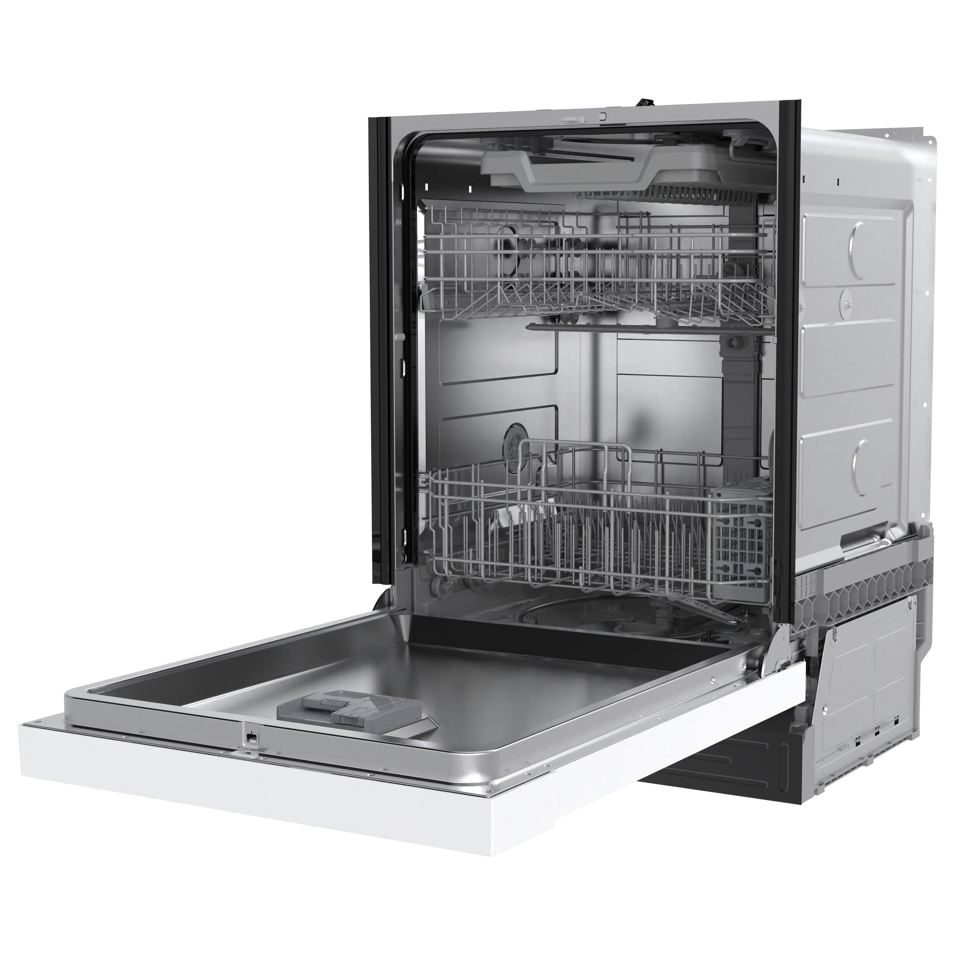 Alt View 5. SPT - 24 in. Front Control Built-In Tall Tub Dishwasher in White with 3rd Rack, 5 Cycles, 54 dBA, and Smart Wash - White.