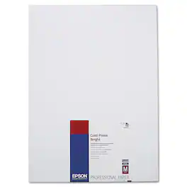 Epson - Cold Press Bright Fine Art Paper 13 x 19 inches Textured Matte White - Pack of 25