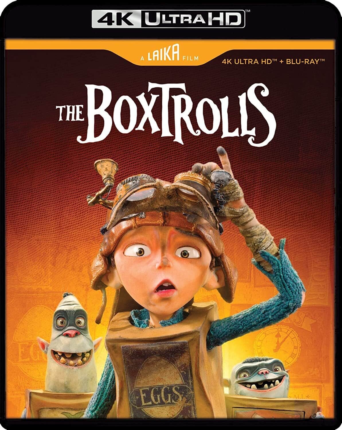Front. The Boxtrolls   - 4K Blu-Ray.