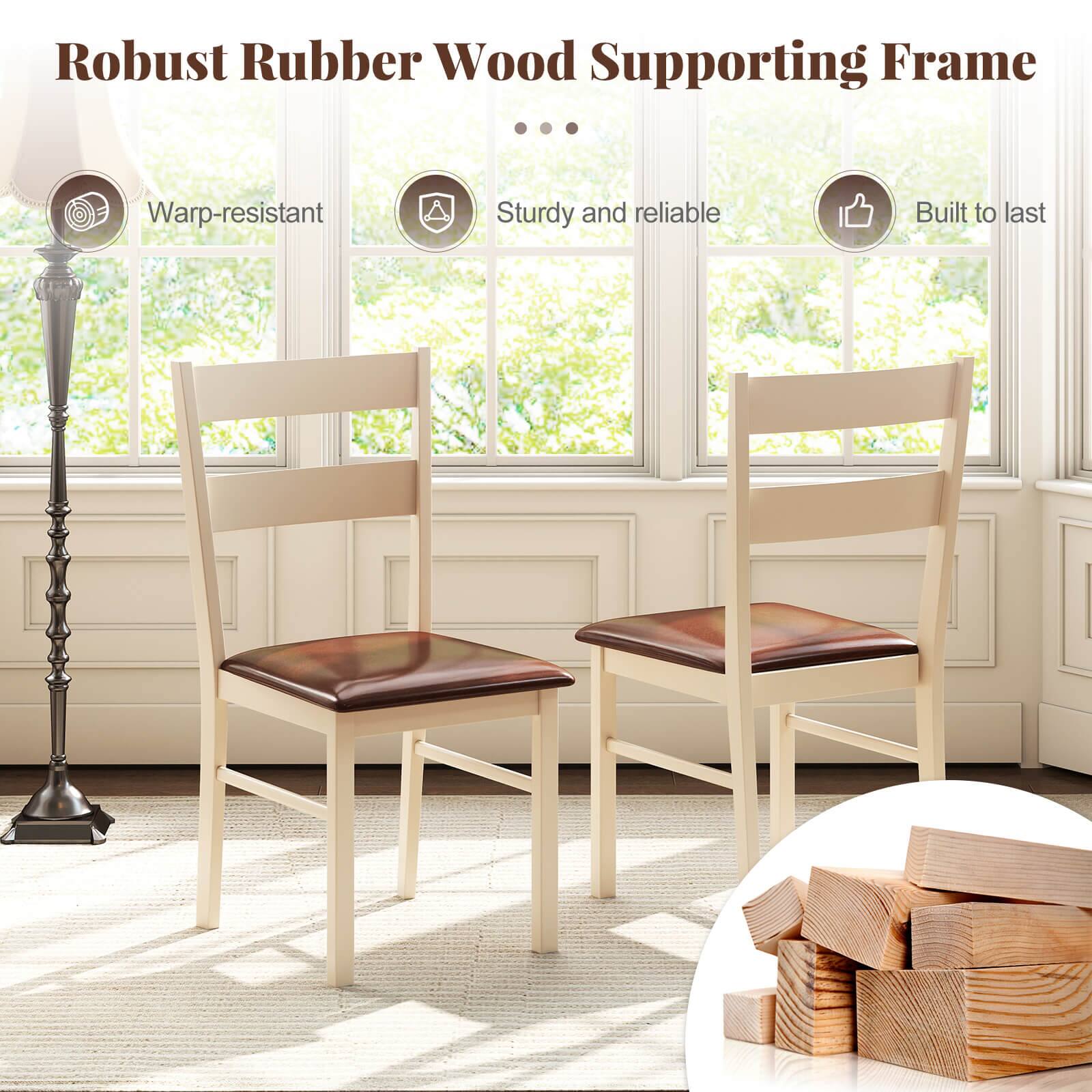 Robust Rubber Wood Supporting Frame ... Warp-resistant, Sturdy and reliable, Built to last.