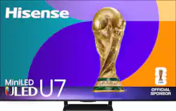 Hisense - 85" Class U7 Series MiniLED QLED UHD 4K HDR Smart Google TV (2025) - Front_Zoom