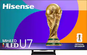 Hisense - 65" Class U7 Series MiniLED QLED UHD 4K HDR Smart Google TV (2025)