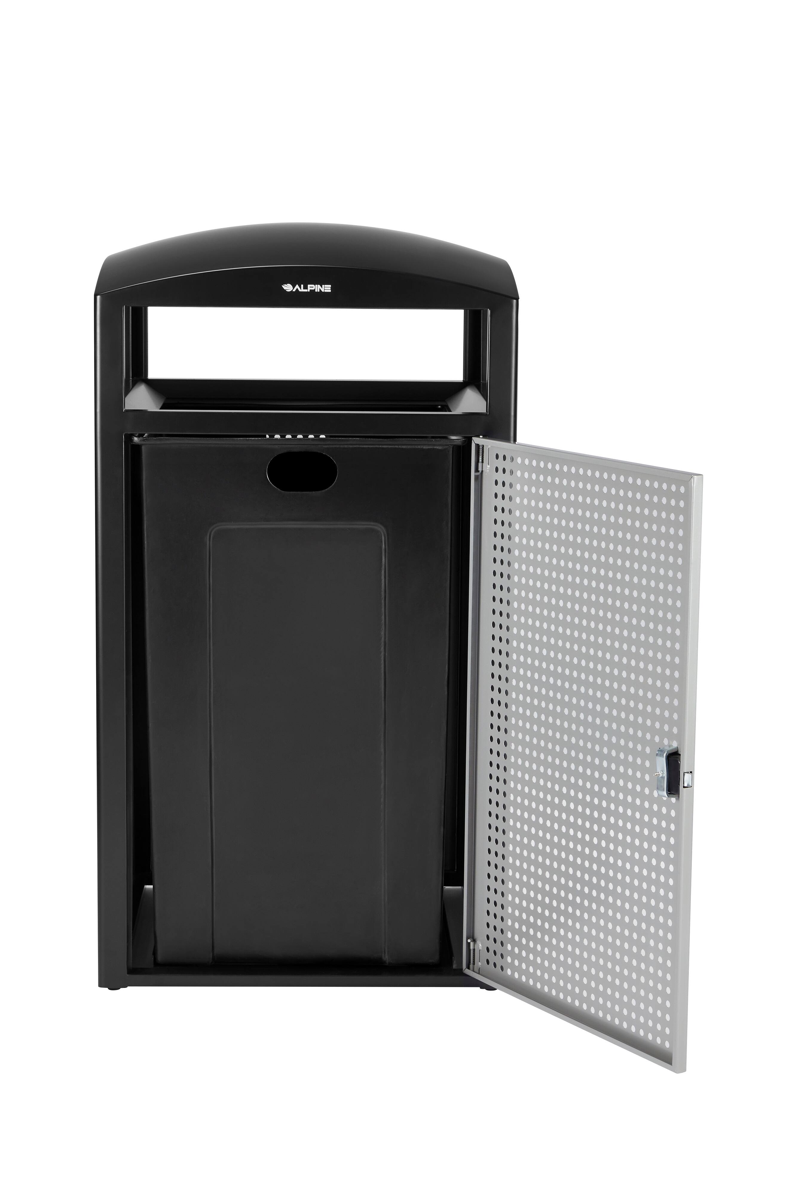 Alt View 2. Alpine Industries - 55 Gallon Trash Insert Liner - Black.