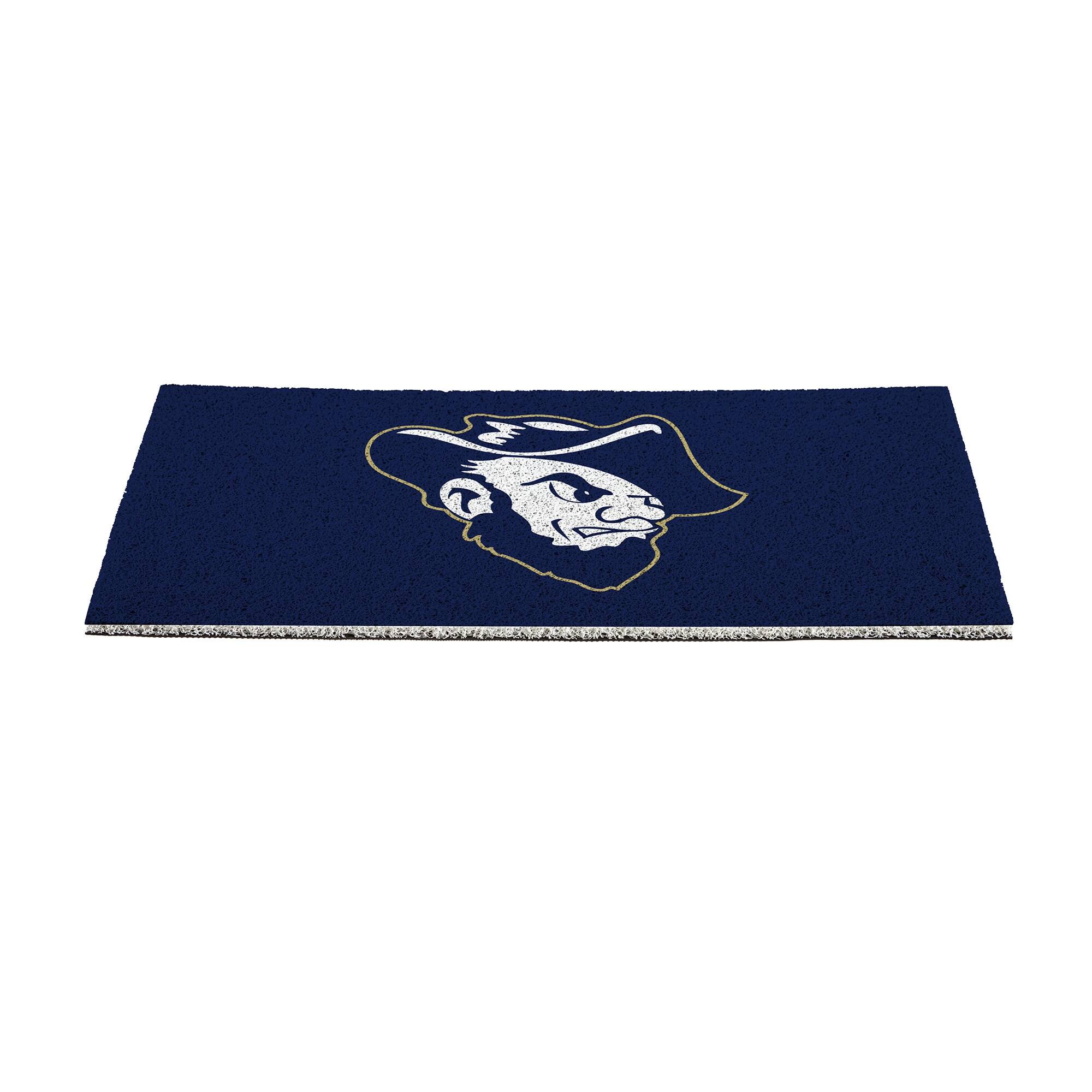 Alt View 1. Evergreen Enterprises - South Dakota School of Mines and Technology Hardrockers 16" x 28" Full Color Indoor/Outdoor Logo Turf Mat - Multicolor.