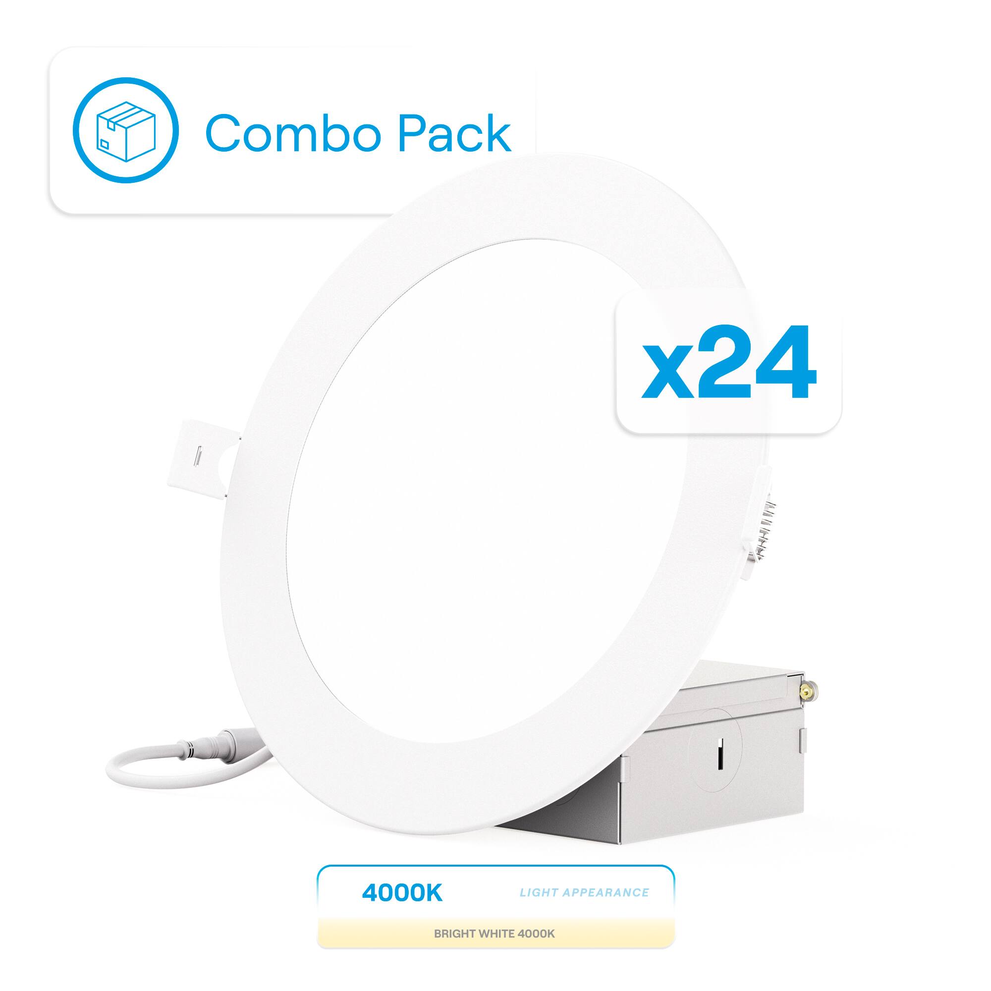 Combo Pack x24 - 4000K LIGHT APPEARANCE BRIGHT WHITE 4000K