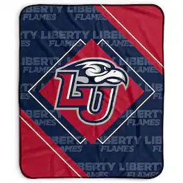 Pegasus - Liberty Flames 50" x 60" Diamond Logo Fleece Blanket - Multicolor