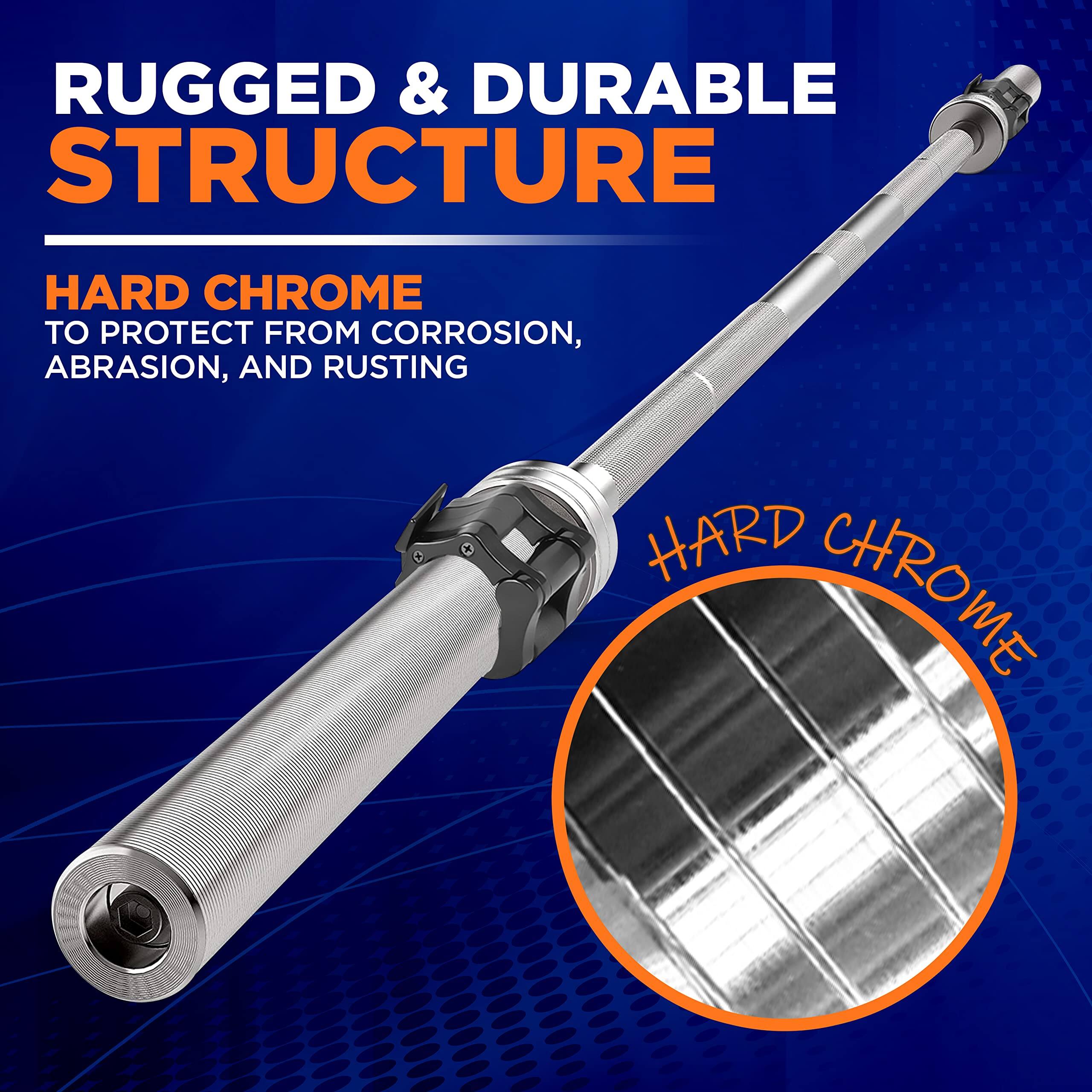 RUGGED & DURABLE STRUCTURE

HARD CHROME TO PROTECT FROM CORROSION, ABRASION, AND RUSTING

HARD CHROME