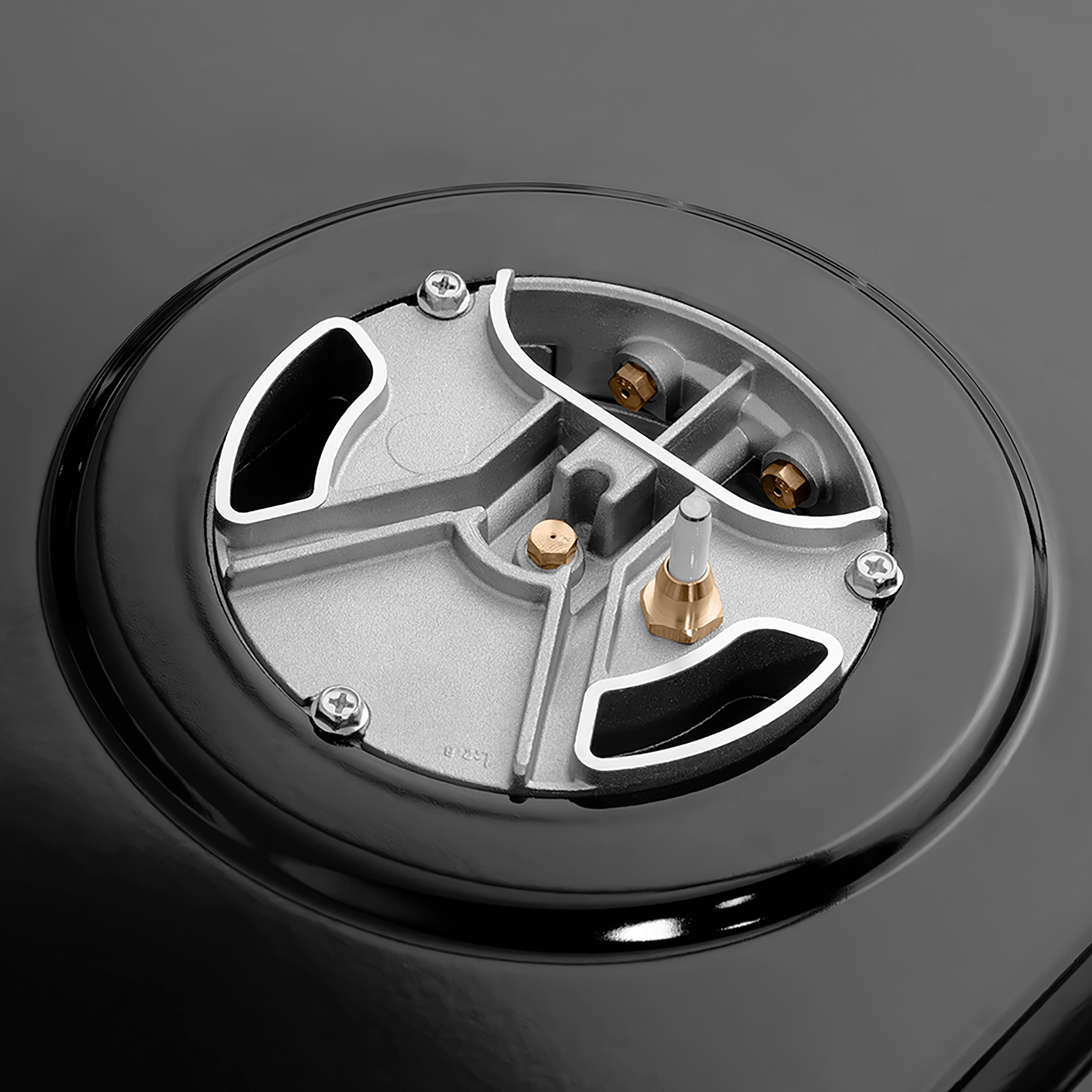 Alt View 4. ZLINE - ZLINE 48 in. Classic Gas Rangetop with 8 Burner DuoPro Cooktop (PCRT48) - Stainless Steel.